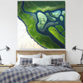 Marshland Elegance Leinwanddruck (Insitu (Schlafzimmer))