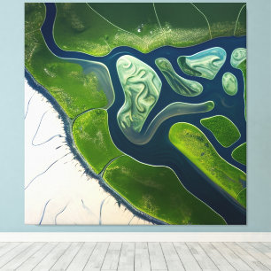 Marshland Elegance Leinwanddruck