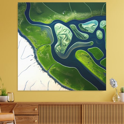 Marshland Elegance Leinwanddruck (Insitu (Wohnzimmer))