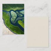 Marshland Elegance Mitteilungskarte (Vorne/Hinten)