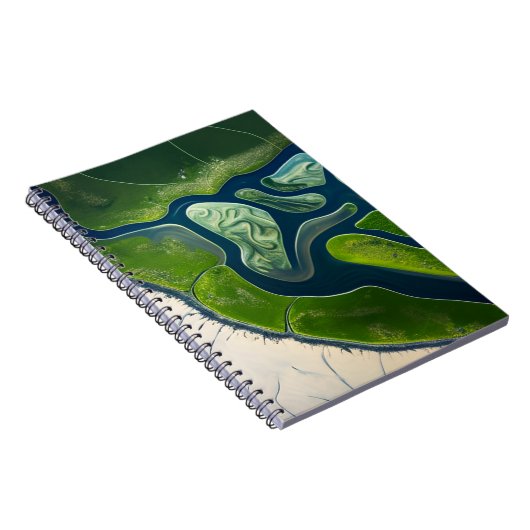 Marshland Elegance Notizblock (Rechte Seite)