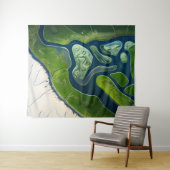 Marshland Elegance Wandteppich (Beispiel (Horizontal))