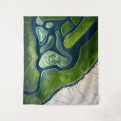 Marshland Elegance Wandteppich (Vorderseite)