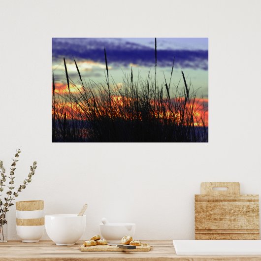 Marshland Sunset Poster (Küche)