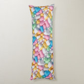 Marshmallow abstrakt seitenschläferkissen (Rückseite (Vertikal))