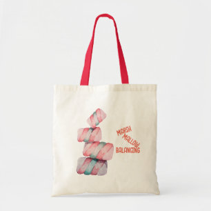 Marshmallow Balancing Candy Pute Tote Bag Tragetasche