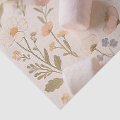 Marshmallow-Blumen-Pastell-Muster Seidenpapier (Ausschnitt)
