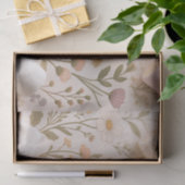Marshmallow-Blumen-Pastell-Muster Seidenpapier (Geschenk)