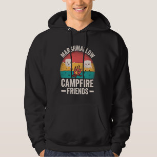 Marshmallow Campfire Freunde Niedliches Mallow Cam Hoodie