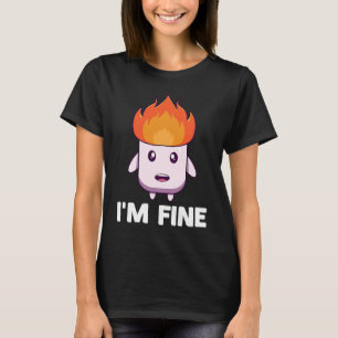 Marshmallow Campfire Roasting Schokolade Mehr Camp T-Shirt