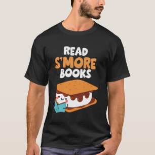 Marshmallow Camping Campfire Funny Lido Locarno T-Shirt