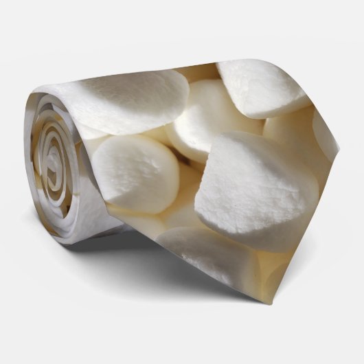 Marshmallow Confection Krawatte (Gerollt)