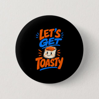 Marshmallow geröstet Lagerfeuer S'mores Button