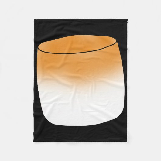 Marshmallow Group S'more Halloween-Kostüm Fleecedecke (Vorderseite)