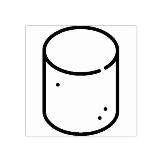 Marshmallow Gummistempel (Prägung)