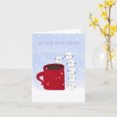 Marshmallow Hallo Karte (Gelbe Blume)