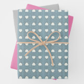 Marshmallow Hearts Geschenkpapier Set (Beispiel)