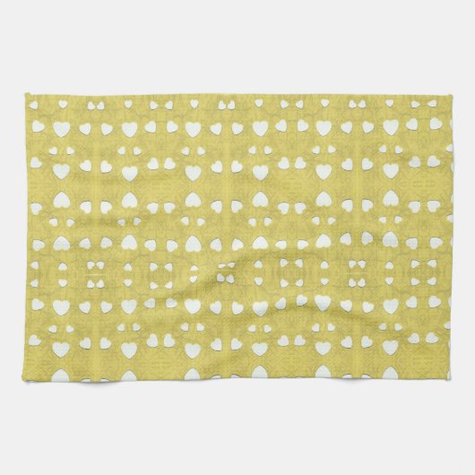Marshmallow Hearts Geschirrtuch (Horizontal)