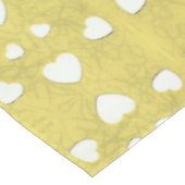 Marshmallow Hearts Tischdecke (Schrägansicht)