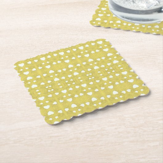 Marshmallow Hearts Untersetzer (angewinkelt)