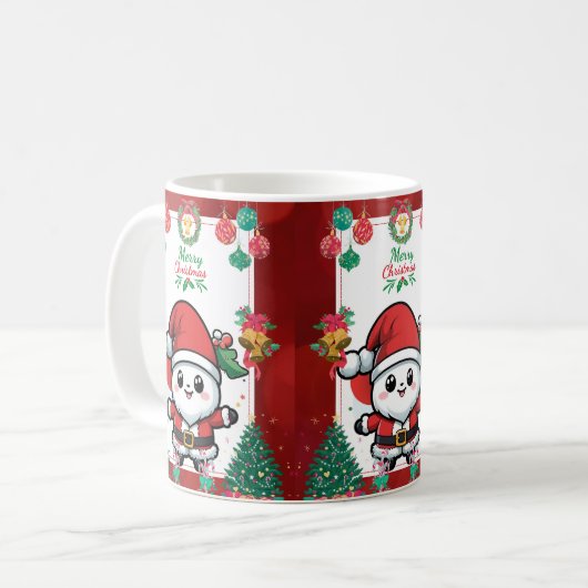 Marshmallow Holiday Tasse (Vorderseite Links)