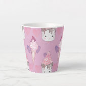 Marshmallow Ice Creme Milchtasse (Vorderseite)