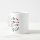 Marshmallow Kisses und Warm Holiday Wish Kaffeetasse (Vorderseite Links)