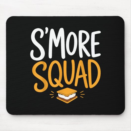 Marshmallow-Lagerfeuer-Camping S'Mores Mousepad (Vorne)