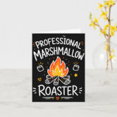 Marshmallow-Lagerfeuer S'mores  Karte (Gelbe Blume)