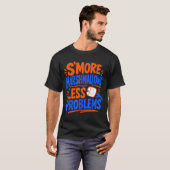 Marshmallow-Lagerfeuer S'mores T-Shirt (Vorne ganz)