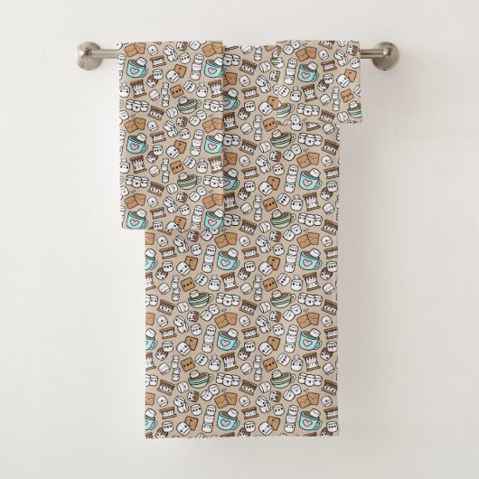 Marshmallow-Leckereien Badhandtuch Set (Insitu)