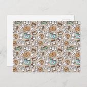 Marshmallow-Leckereien Postkarte (Vorne/Hinten)