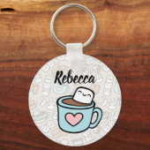 Marshmallow-Leckereien Schlüsselanhänger (Vorderseite)