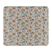 Marshmallow-Leckereien Schneidebrett (Vorderseite)