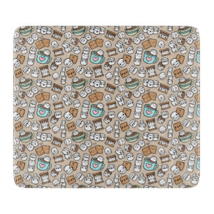 Marshmallow-Leckereien Schneidebrett