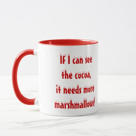 Marshmallow Lover Cocoa Tasse (Links)