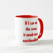 Marshmallow Lover Cocoa Tasse (VorderseiteRechts)