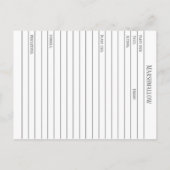 Marshmallow Materia Medica Kräuterstudie Postkarte (Rückseite)