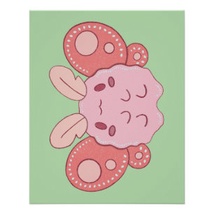 Marshmallow-Motte Poster