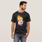 Marshmallow On Fire S'mores Camping Campfire Smore T-Shirt (Vorne ganz)