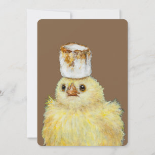 Marshmallow Peep Flachkarte