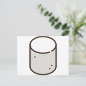 Marshmallow Postkarte (Stehend Vorderseite)