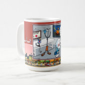 Marshmallow Prostata-Untersuchung | Get Well Class Kaffeetasse (Vorderseite Links)