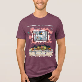 Marshmallow Prostata-Untersuchung | Werde Gesund Tri-Blend Shirt