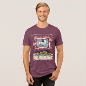 Marshmallow Prostata-Untersuchung | Werde Gesund Tri-Blend Shirt (Vorderseite voll)