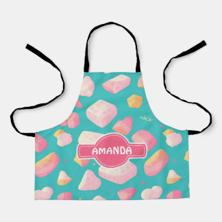 Marshmallow Rainbow Personalisiertes Muster Schürze