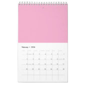 Marshmallow-Regenbogenkalender Kalender (Feb 2026)