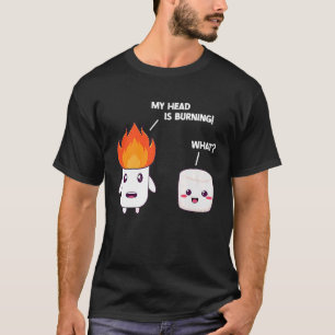 Marshmallow Roaster Smore Camping Ristorante Al Pe T-Shirt