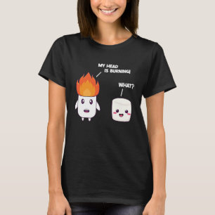 Marshmallow Roaster Smore Camping Ristorante Al Pe T-Shirt