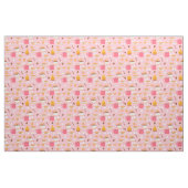 Marshmallow Schokoladenraucher vom Campfire rosa Stoff (Fat Quarter (45,7 x 55,9 cm))